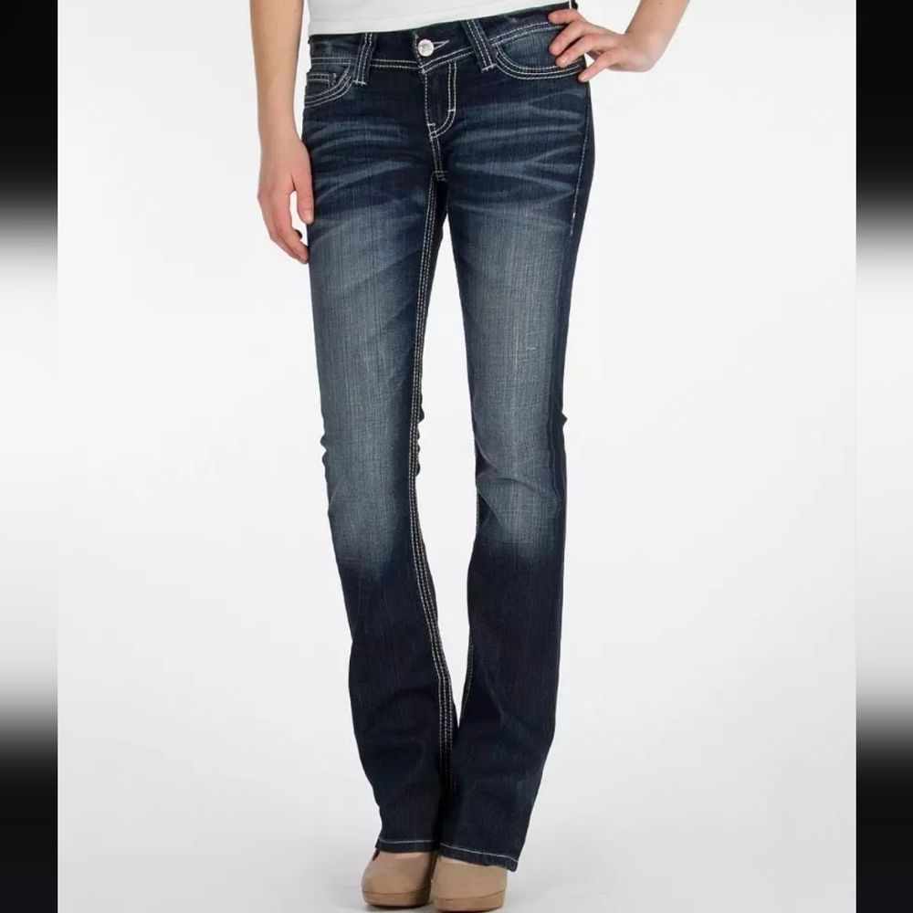 BKE Women's Indigo Boot Cut Jeans